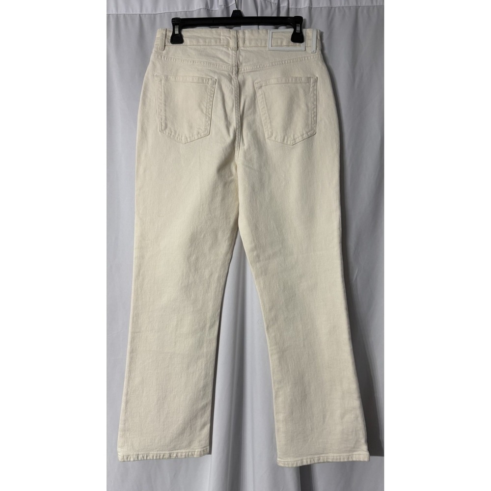 La Ligne Womens Stretch Off White Designer Jeans Denim Size 29 EUC - Picture 6 of 8